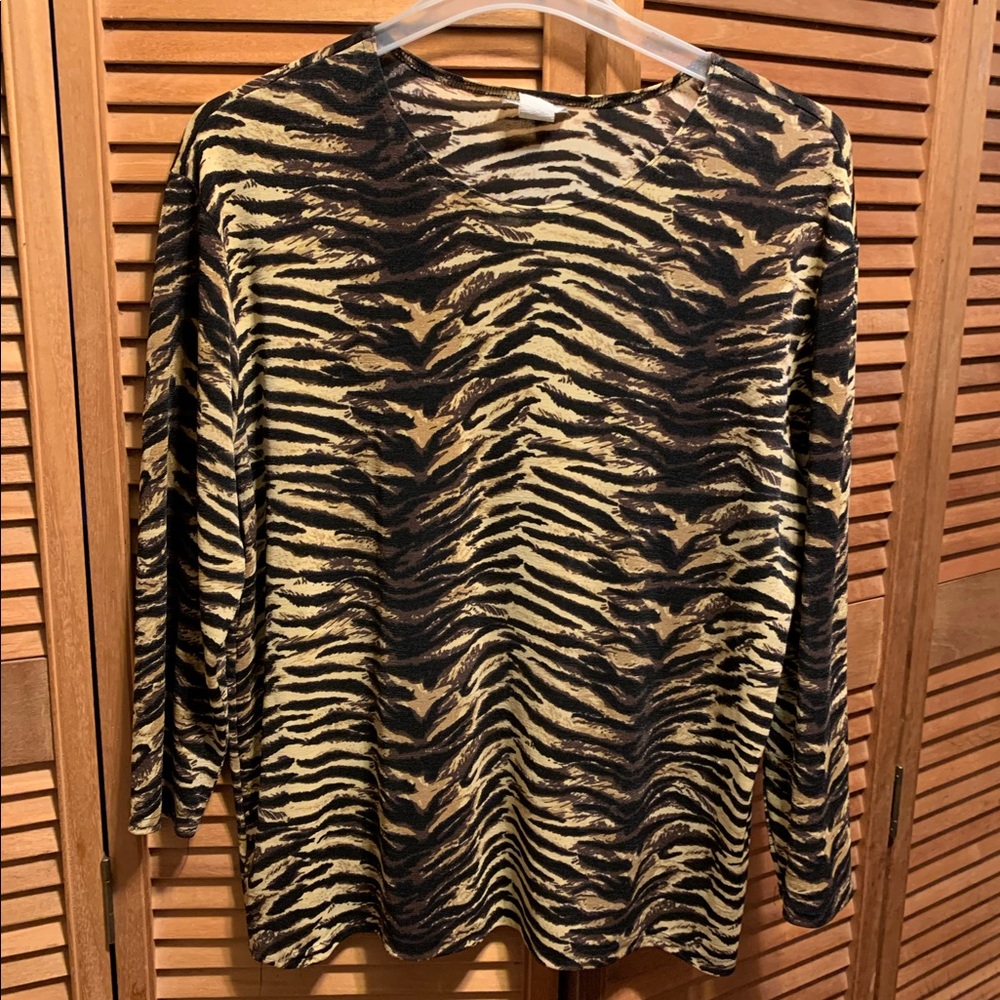 Animal Print Stretch Top